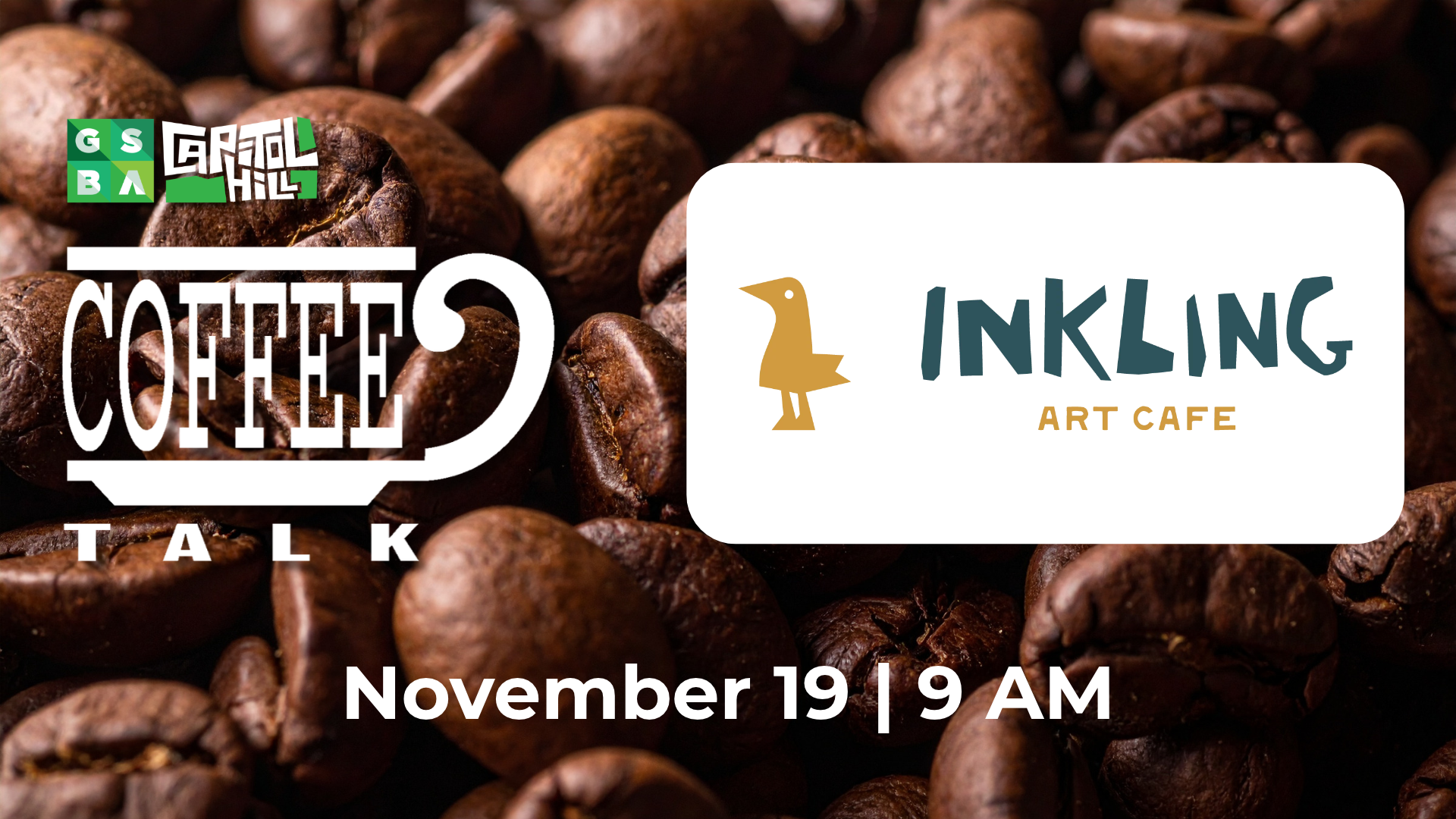 Coffee Talk at Inkling Art Cafe