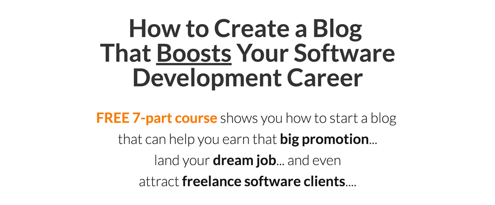 Why Every Software Developer Needs a Blog