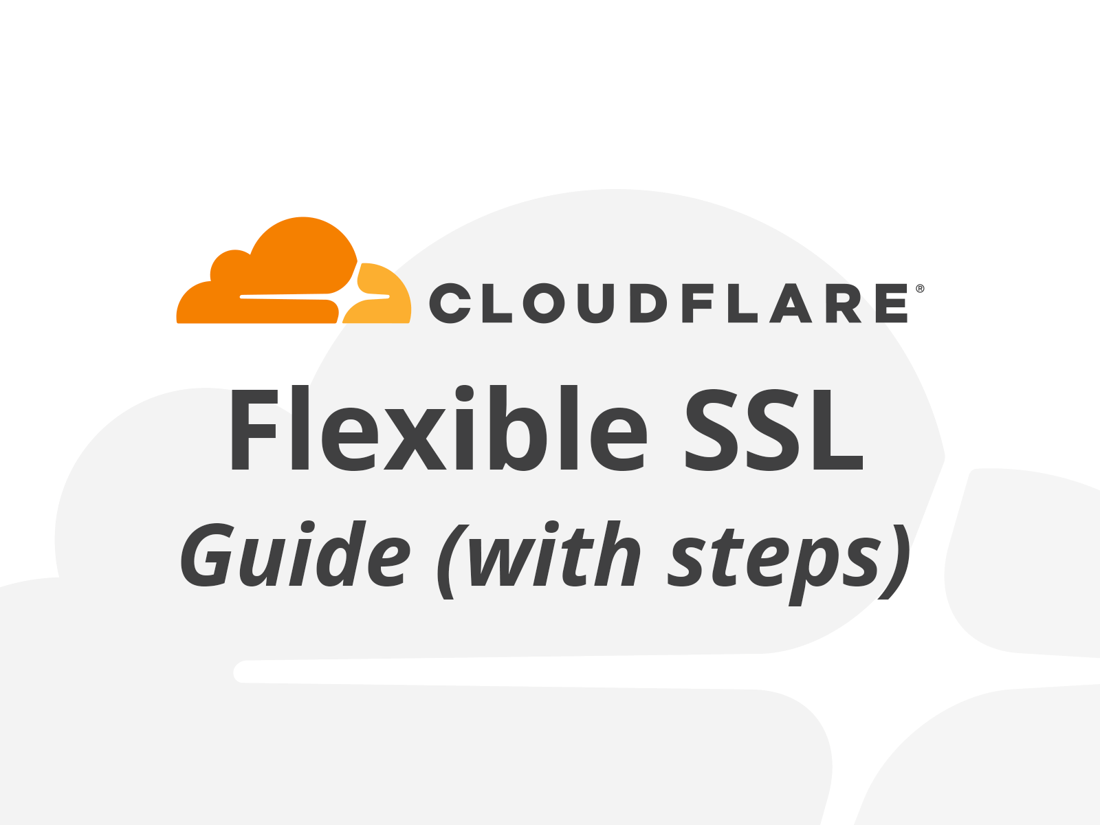 How to add CloudFlare SSL (Flexible)