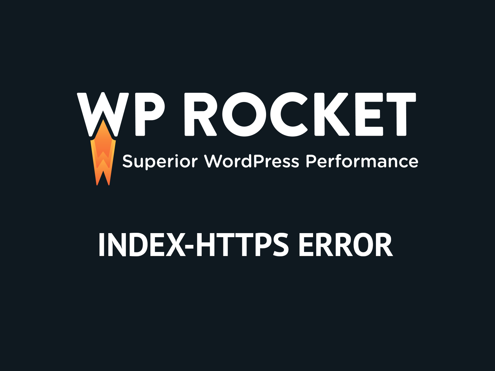 WP Rocket index-https error