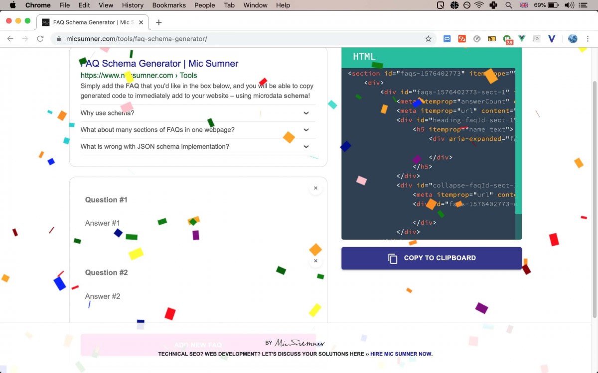 New Tool: FAQ Schema Generator for SEO