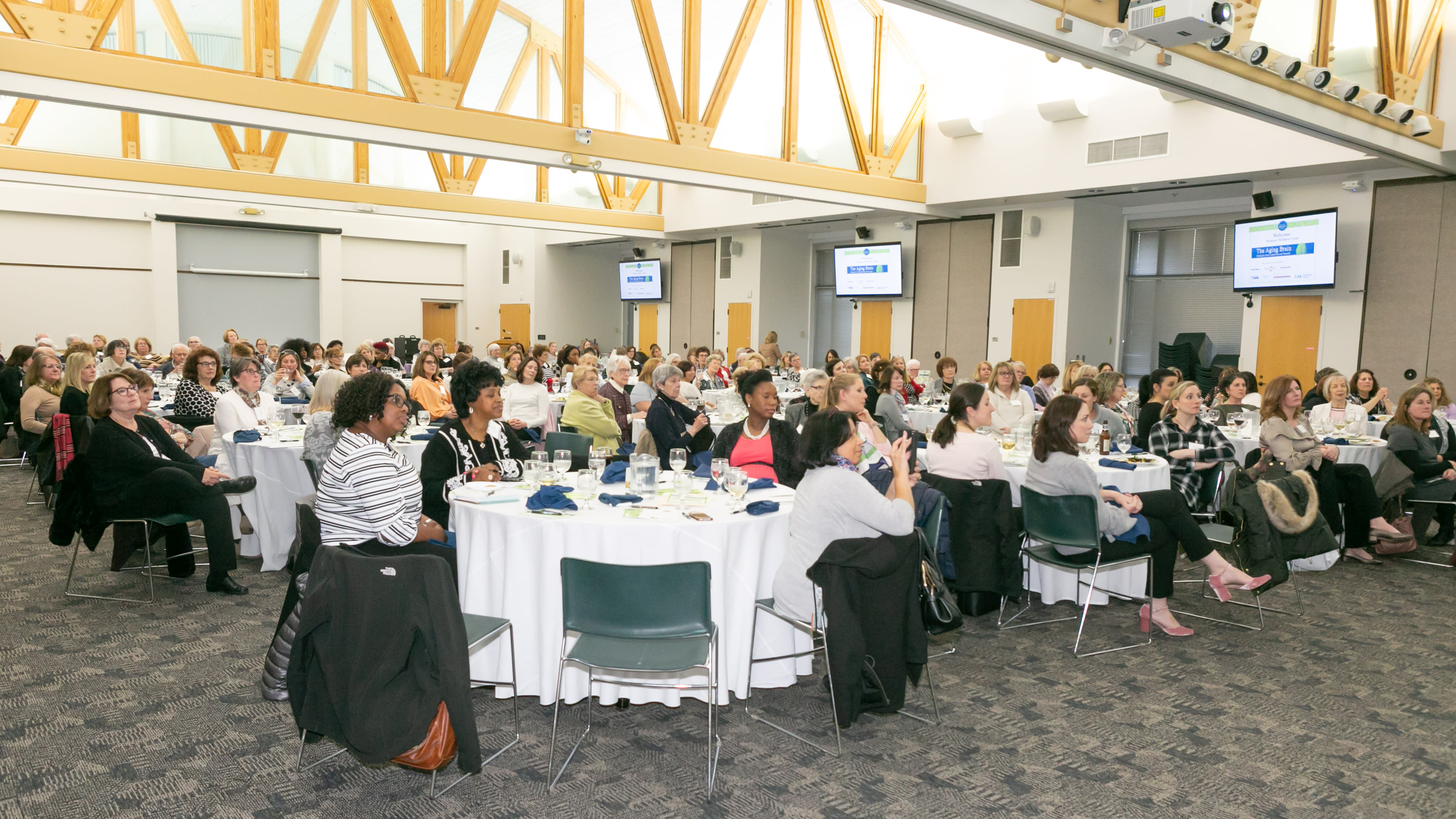 Women's wellness event attendees