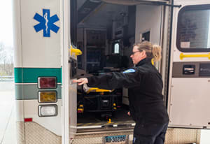 Paramedic and Chromebook