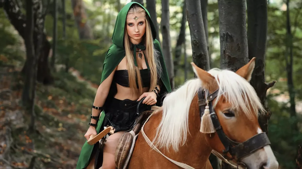 elf on horse