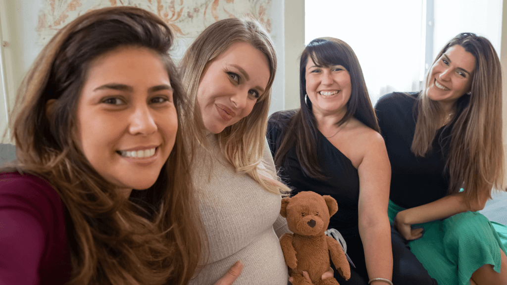 group of women taking a selfie