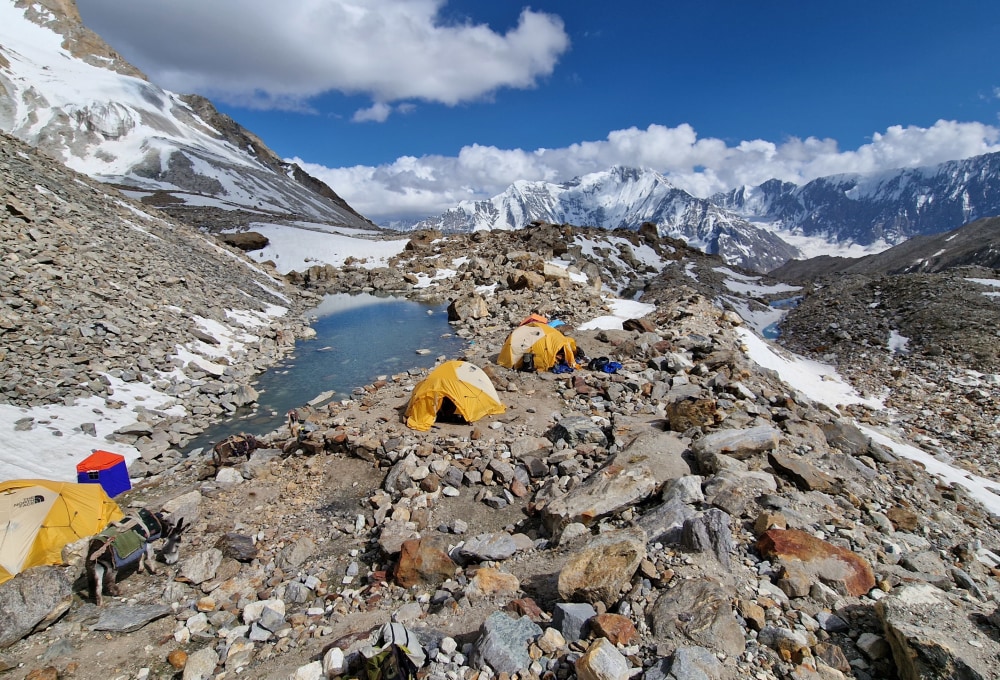 Aufstieg zum Mazeno High Camp (4.860 m)