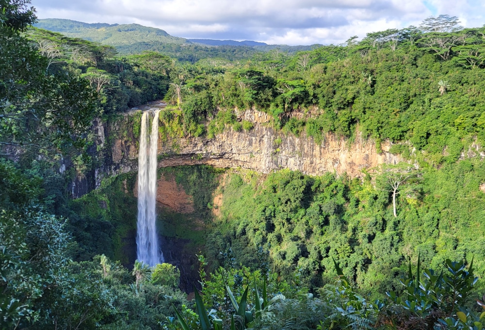 Wanderung zum Chamarel-Wasserfall und zur Siebenfarbigen Erde