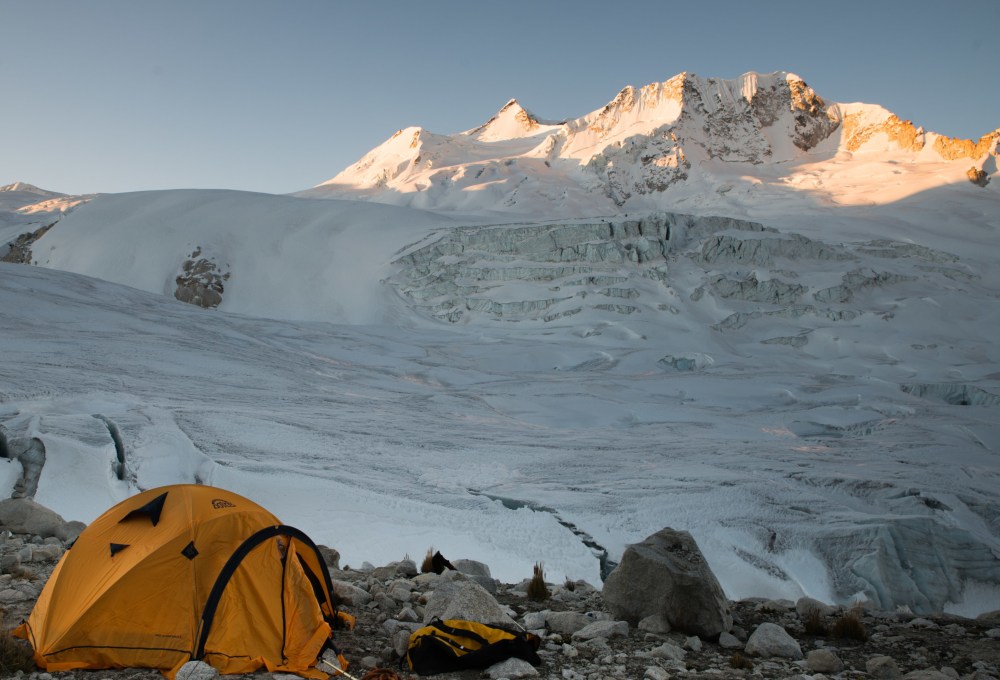 Aufstieg zum Hochlager des Chachacomani (ca. 5.100 m)