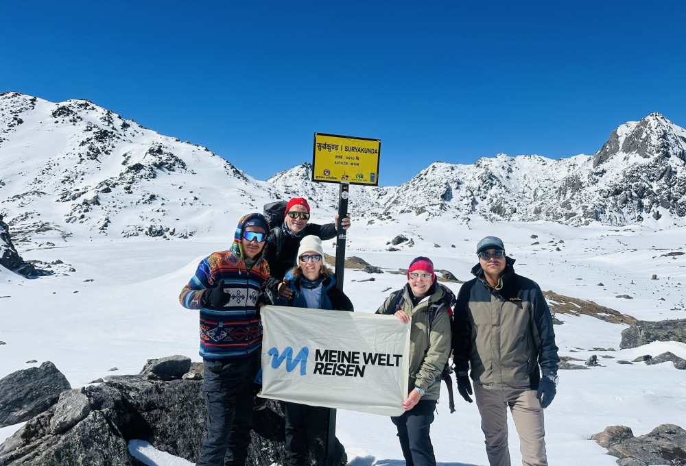 Über den Laurebina La Pass (4.640 m) nach Ghopte (3.420 m)