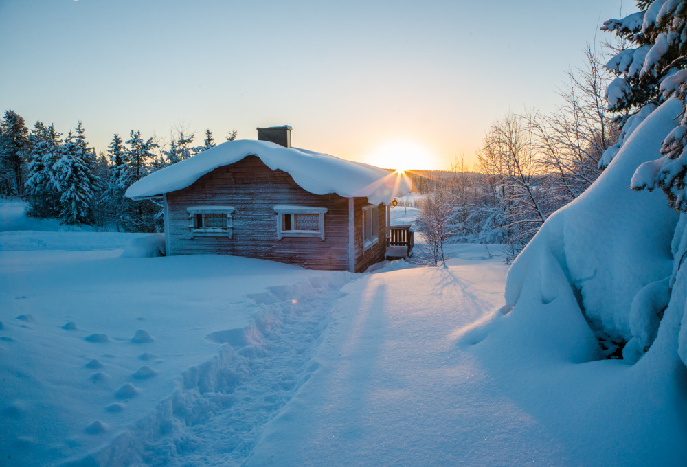 Wildnishütte Finnland