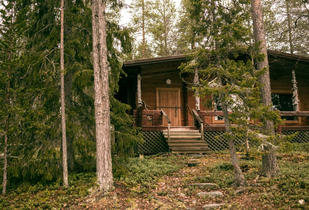 Hüttenleben in Finnland