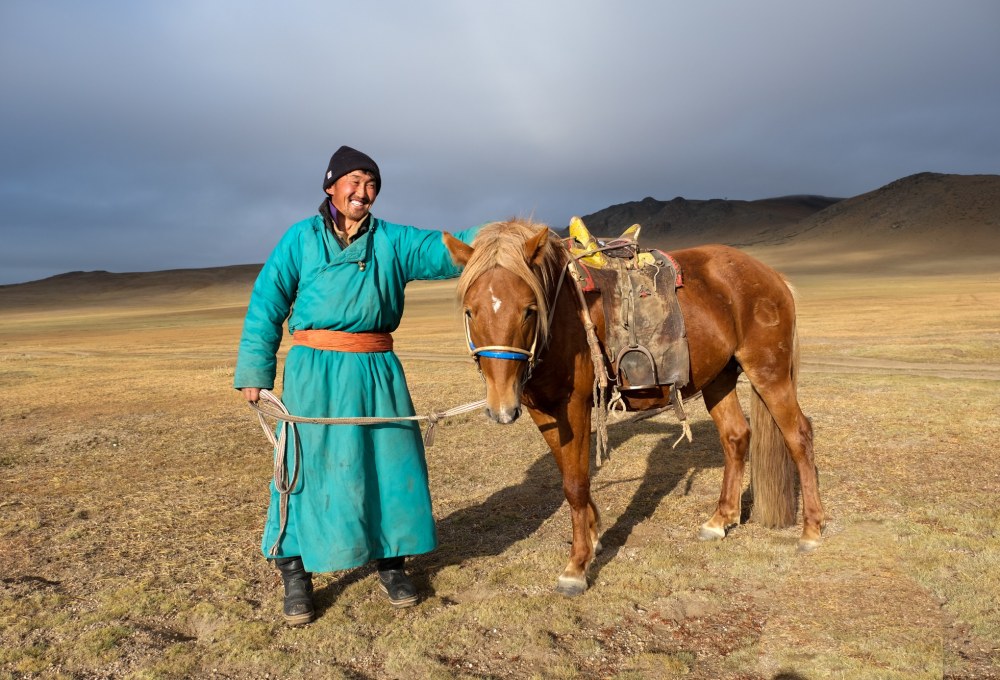UNESCO-Welterbe Orkhon-Tal, Wasserfall & Nomadenfamilie