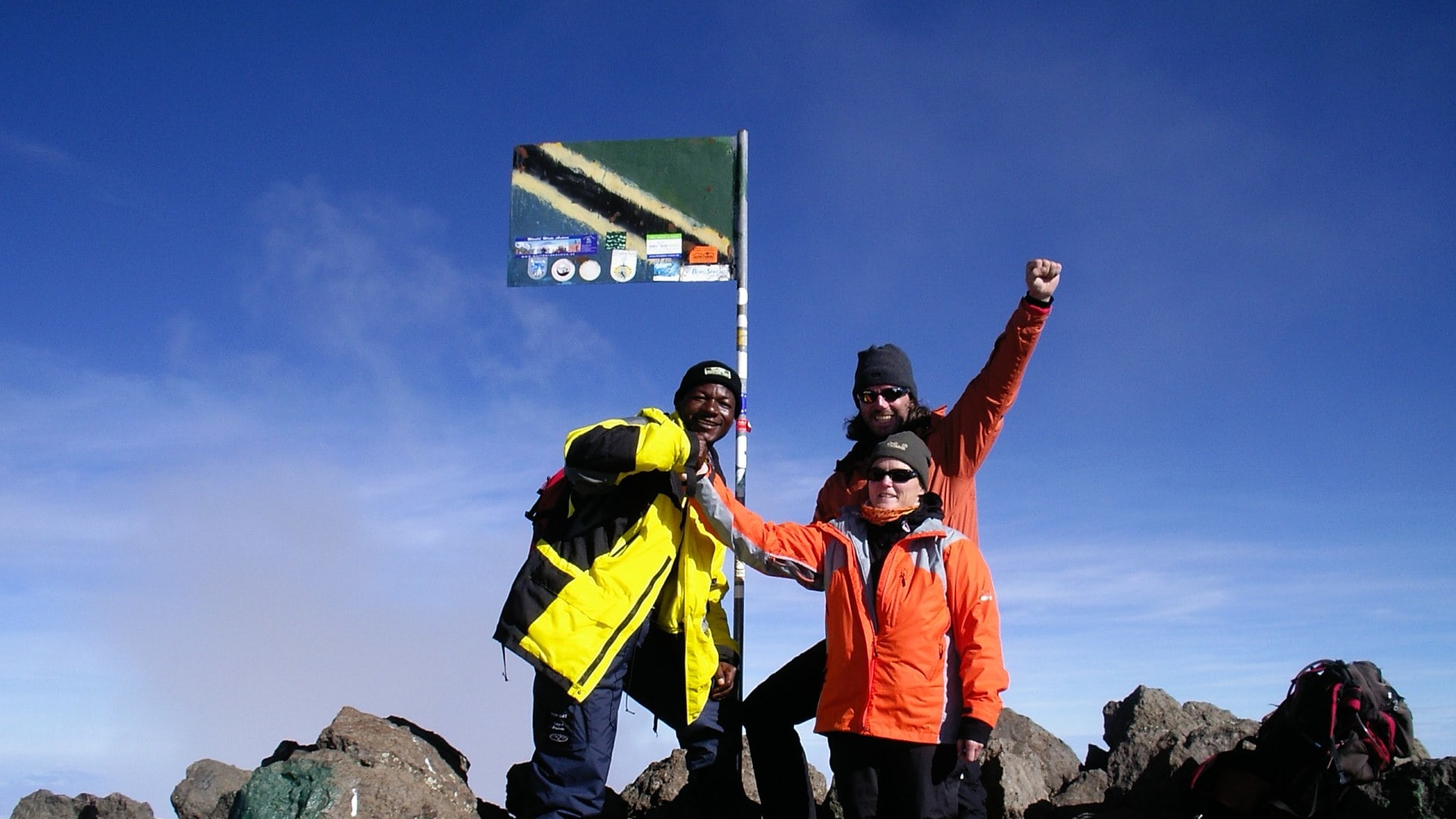 Juhu, auf dem Socialist Peak! 