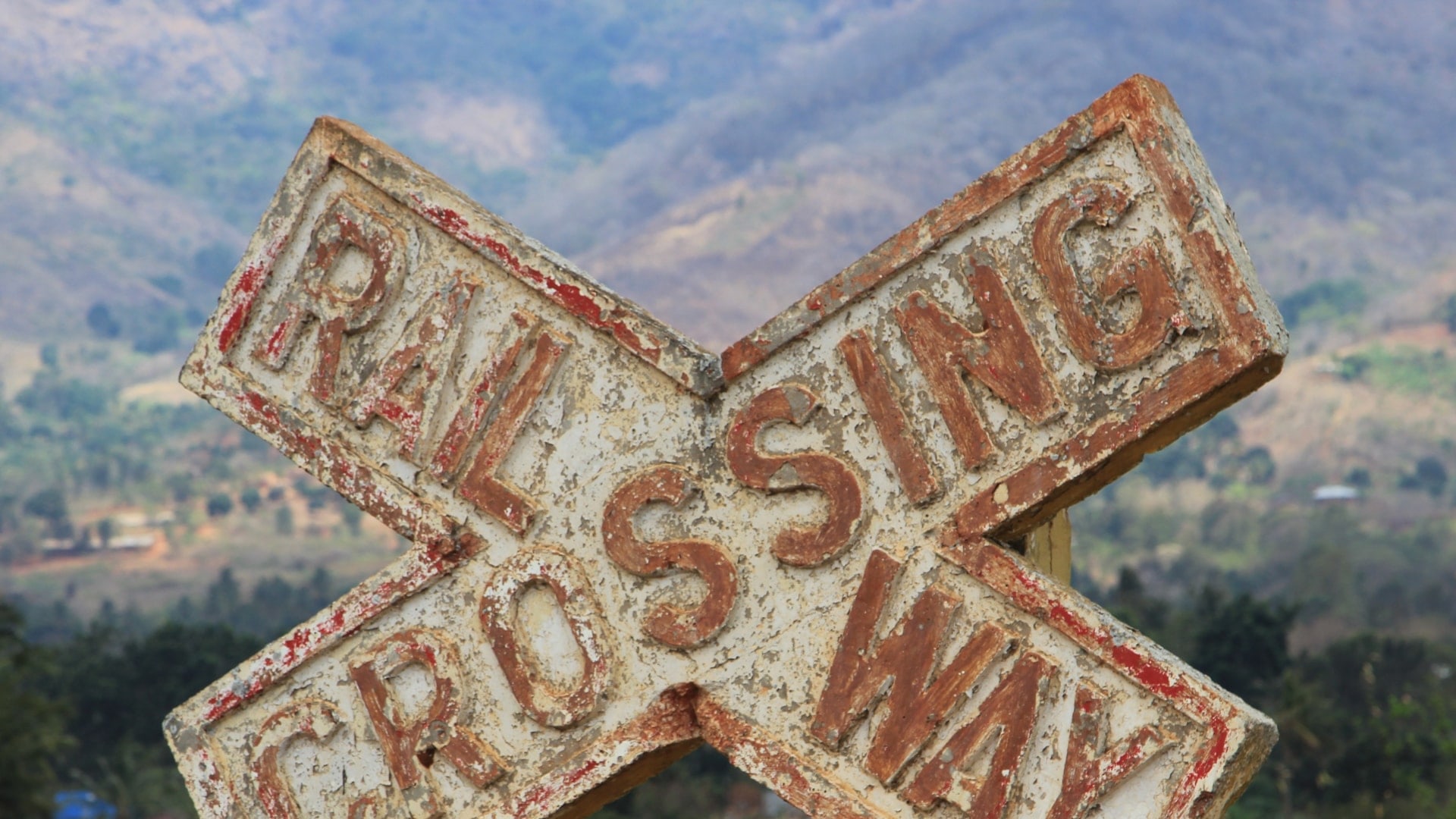 Bahnübergang Tansania