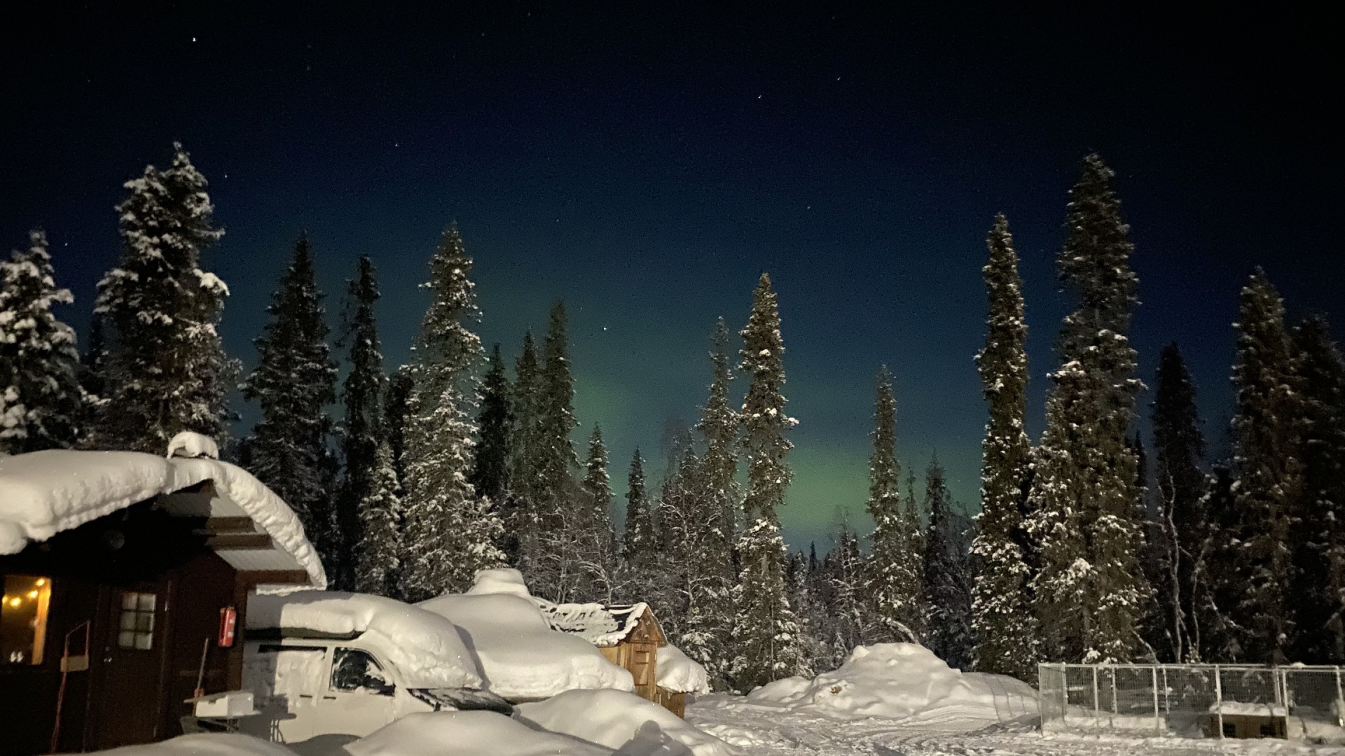 Polarlicht im Husky Cannel