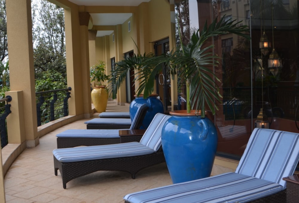 Aussenbereich des Spa