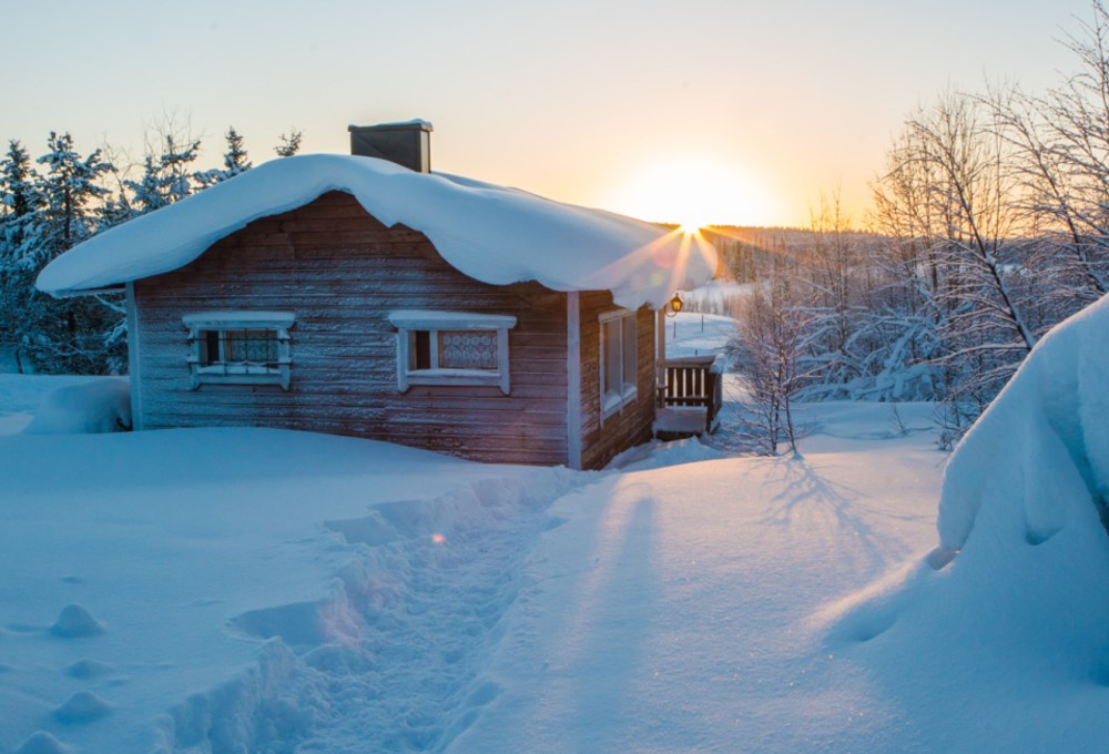 Wildnishütte Finnland