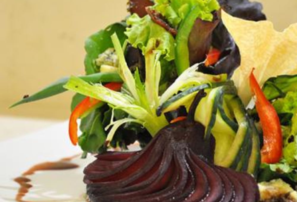 Stilvolle Küche im 40 on Burg Hotel