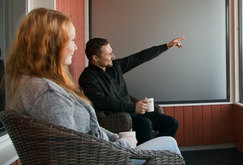 Hotel Inari, Aussicht Glas Balkon