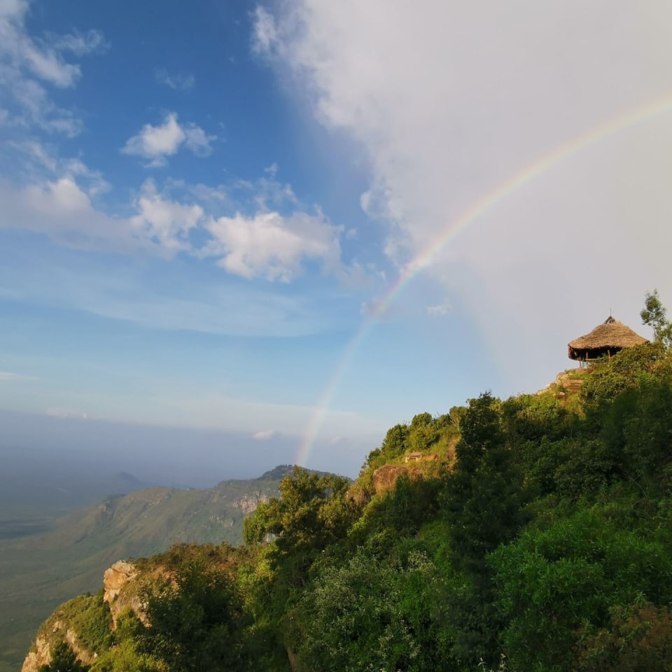 Regenbogen in Usambara
