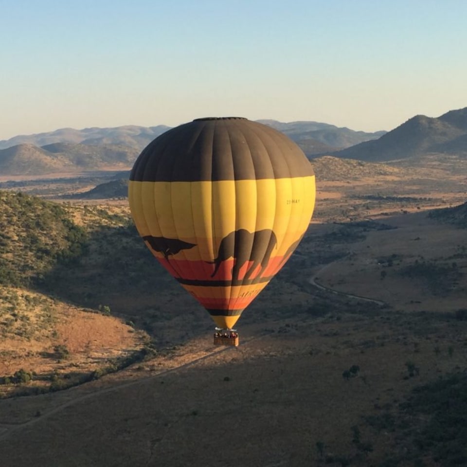 Ballonsafari in Afrika