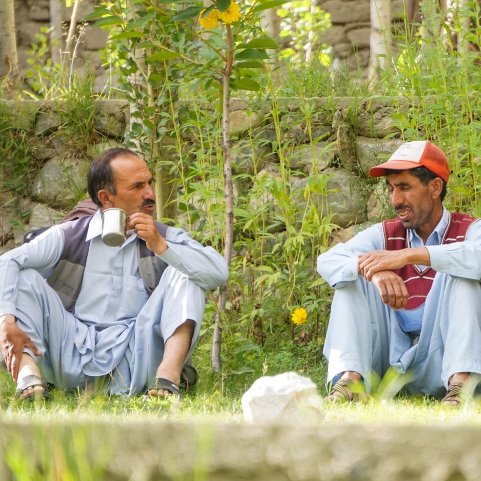 Einheimische in Pakistan