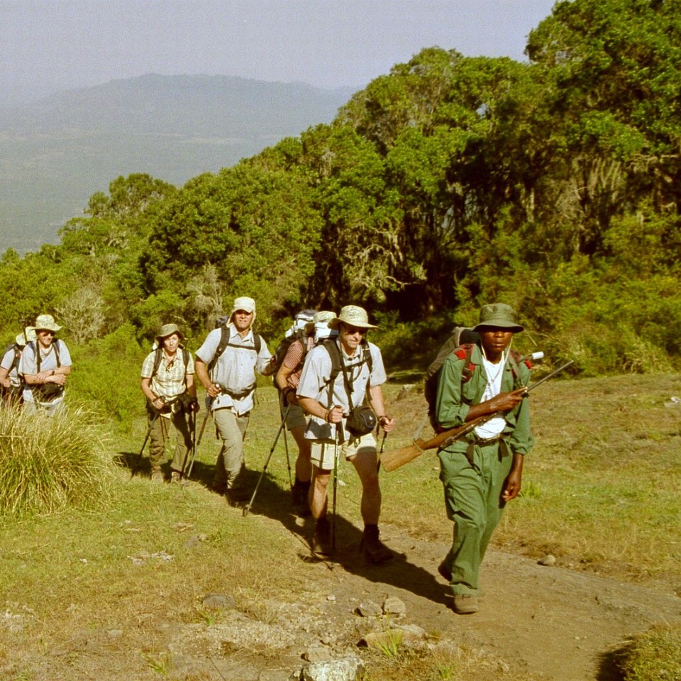 Auf dem ersten Plateau, dem Elefantenrücken