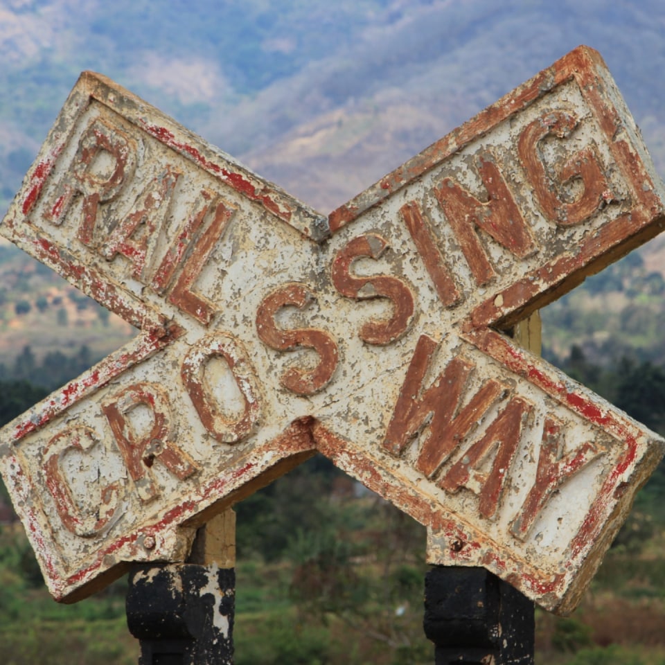 Bahnübergang Tansania