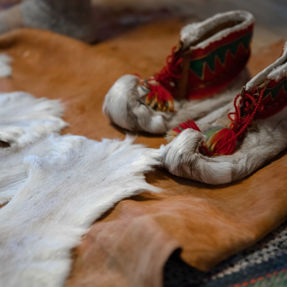 Handbemalte traditionelle Schuhe 