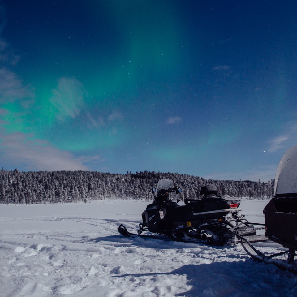 Fahrt zum Aurora Camp