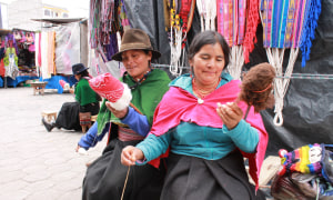 Salasacas Frauen