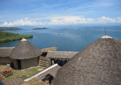 Ruanda Reise Rwiza Village Guest House Seeblick 