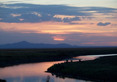 Tansania Hochzeitsreise Katavi Nationalpark Flusslandschaft