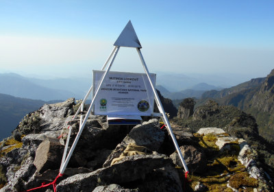 Uganda Trekking Ruwenzori Summit Mutinda look out 3975m