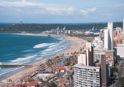 Suedafrika Safari Durban Strandpromenade