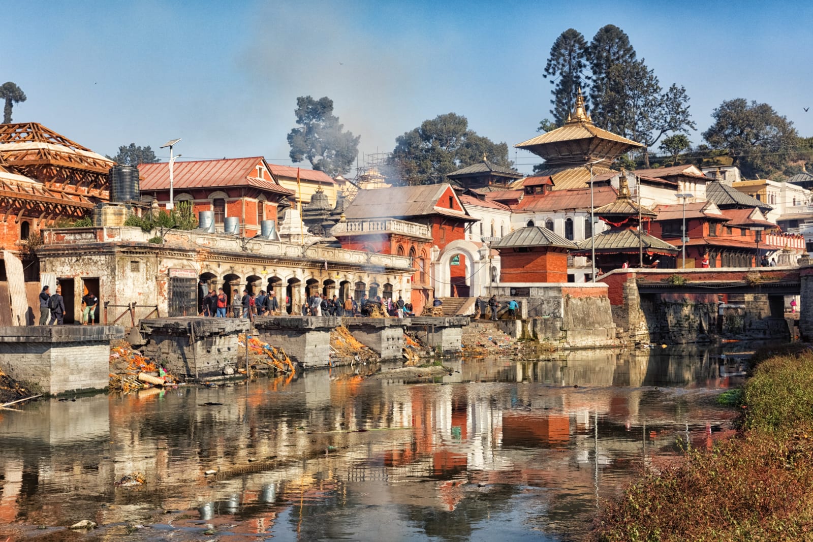 Pashupatinath Verbrennungs-Ghats