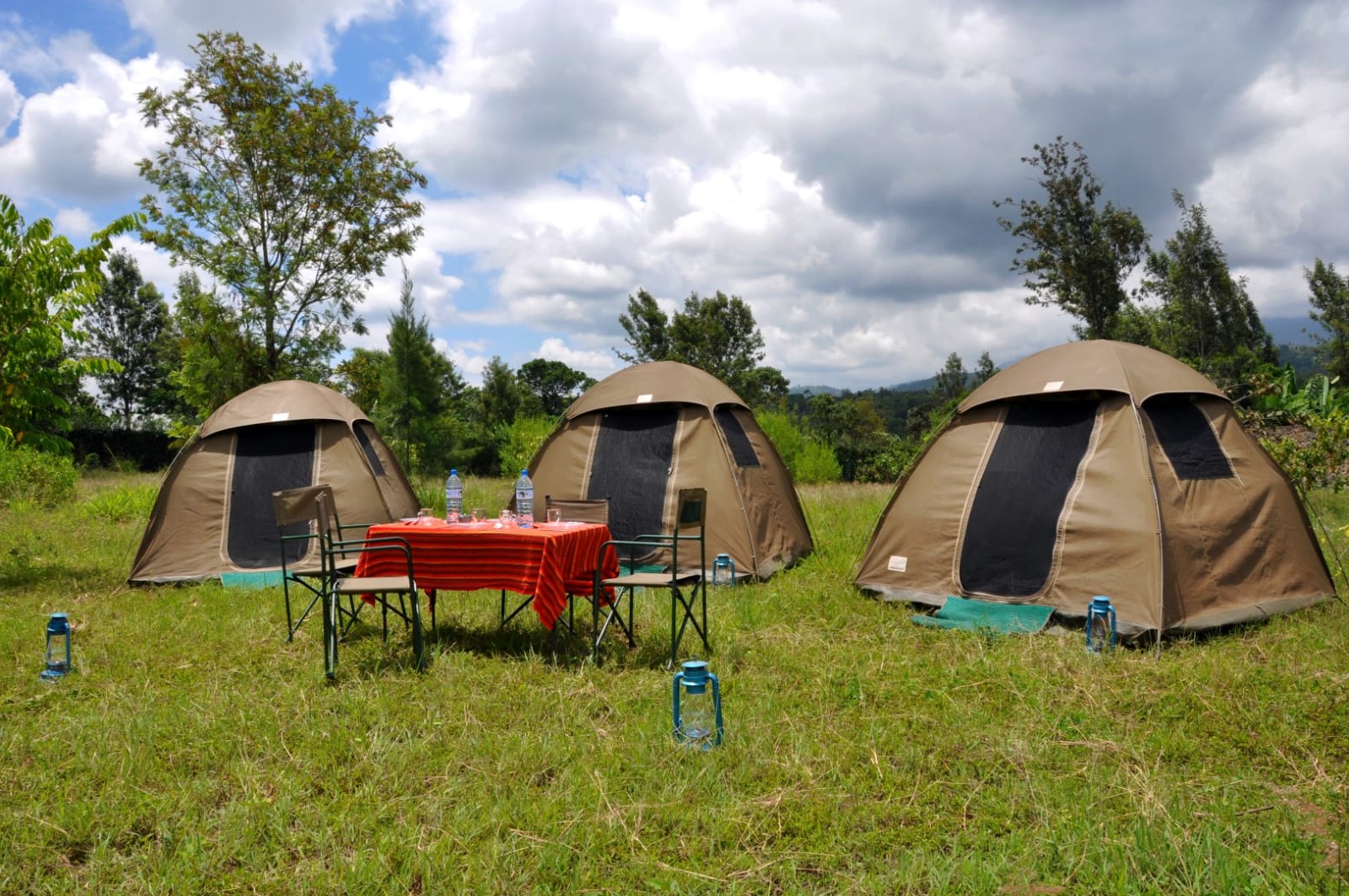 campingsafari zelt tansania