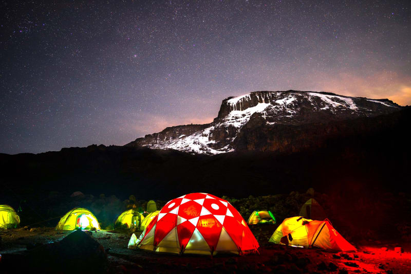 Barranco Camp 3.950 m Kilimandscharo Tansania