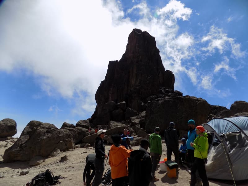 Pause am Lava Tower