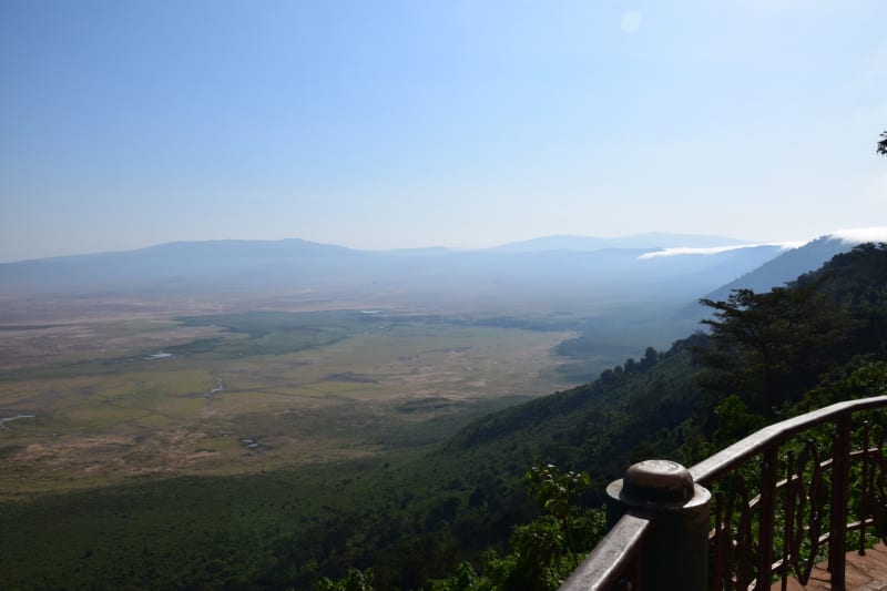 blick ngorongoro krater