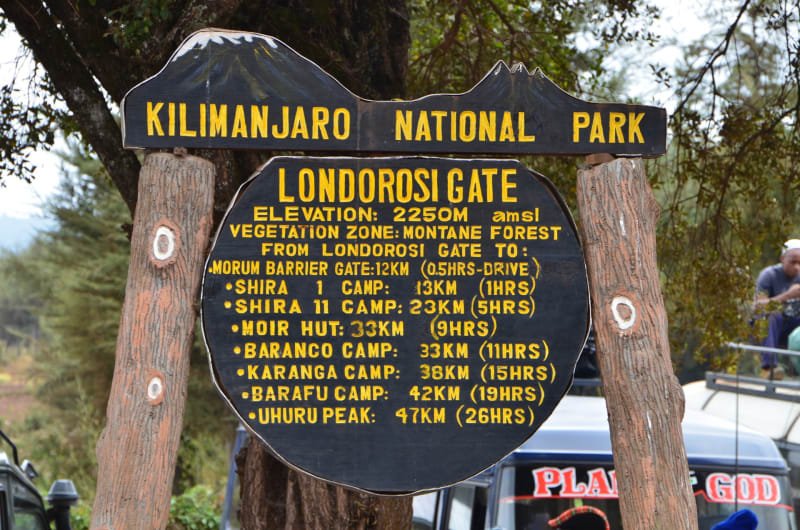 Machame Gate Kilimandscharo