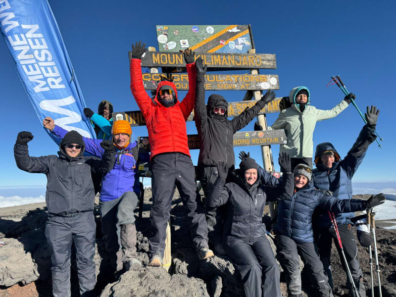 Uhuru Peak Tansania 5.895m Kilimandscharo