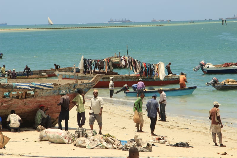 Strandleben in Dar es Salaam