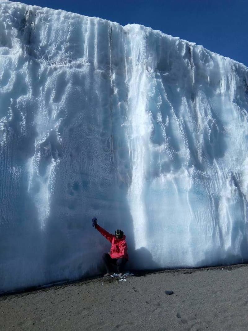 gletscher reuschkrater kilimanjaro