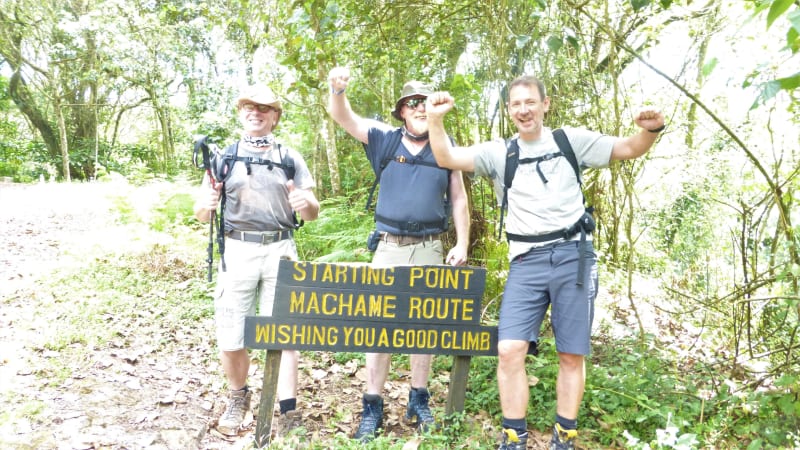 Machame route Kilimandscharo