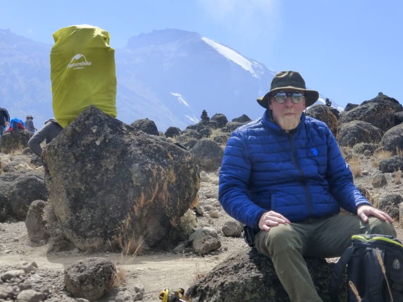 Steinwüste Kilimandscharo Machame Route