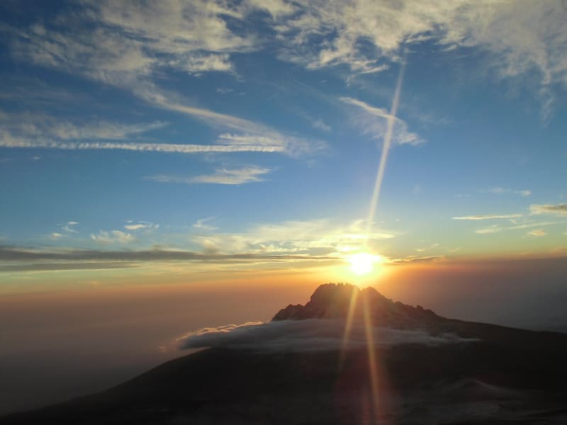 Mawenzi Sonnenaufgang Kilimandscharo