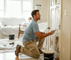 צביעת דלתות פנים מחיר