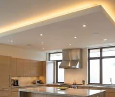 הנמכת גבס במטבח