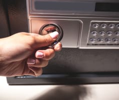 כספת ביתית קטנה